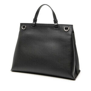 Gucci Shoulder Handbag Leather Bag Black Bamboo Daily
